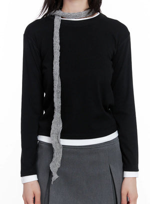 Ashby Crochet Scarf CS529 - LEWKIN - EUROPE