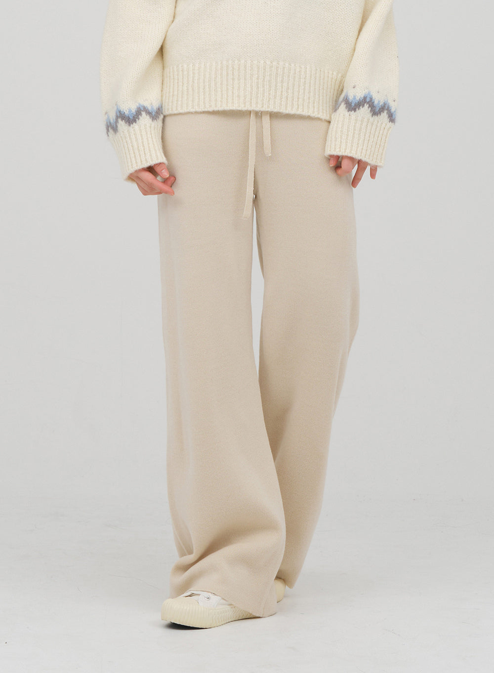 Loose Knit Pants Lewkin