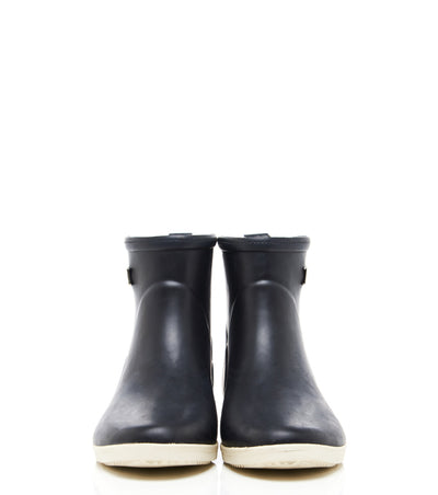 white ankle rain boots