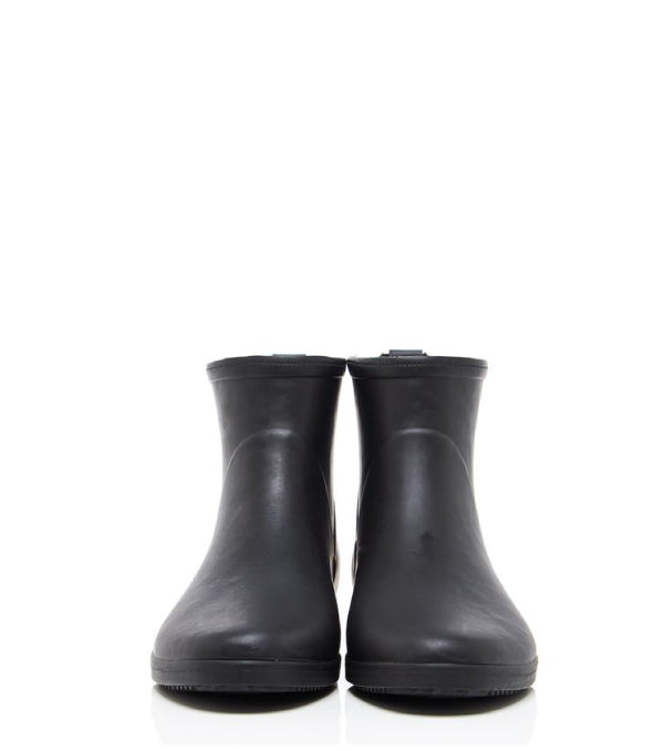 Minimalist Black Ankle Rain Boot | Alice + Whittles