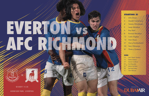 AFC Richmond clashes with Everton