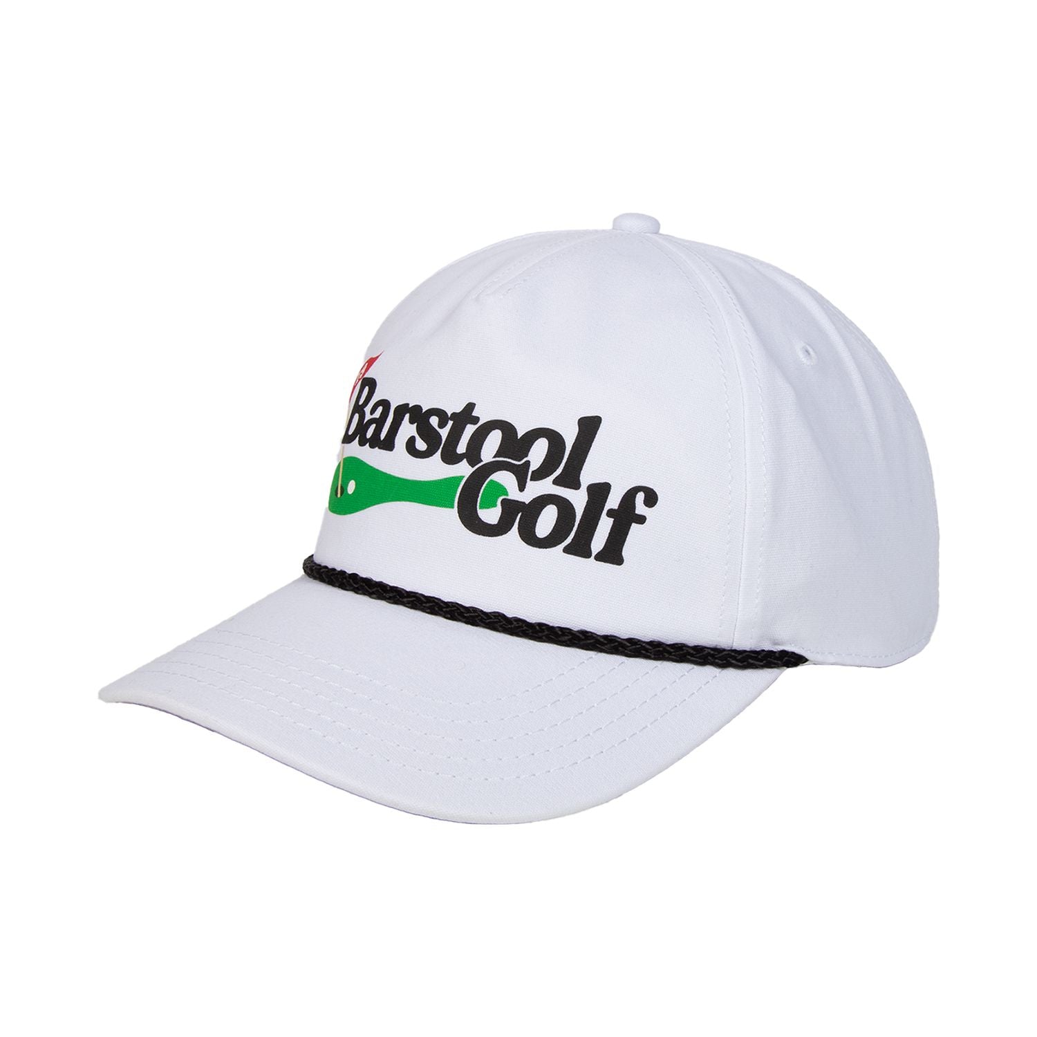 Barstool Golf Canvas Rope Hat