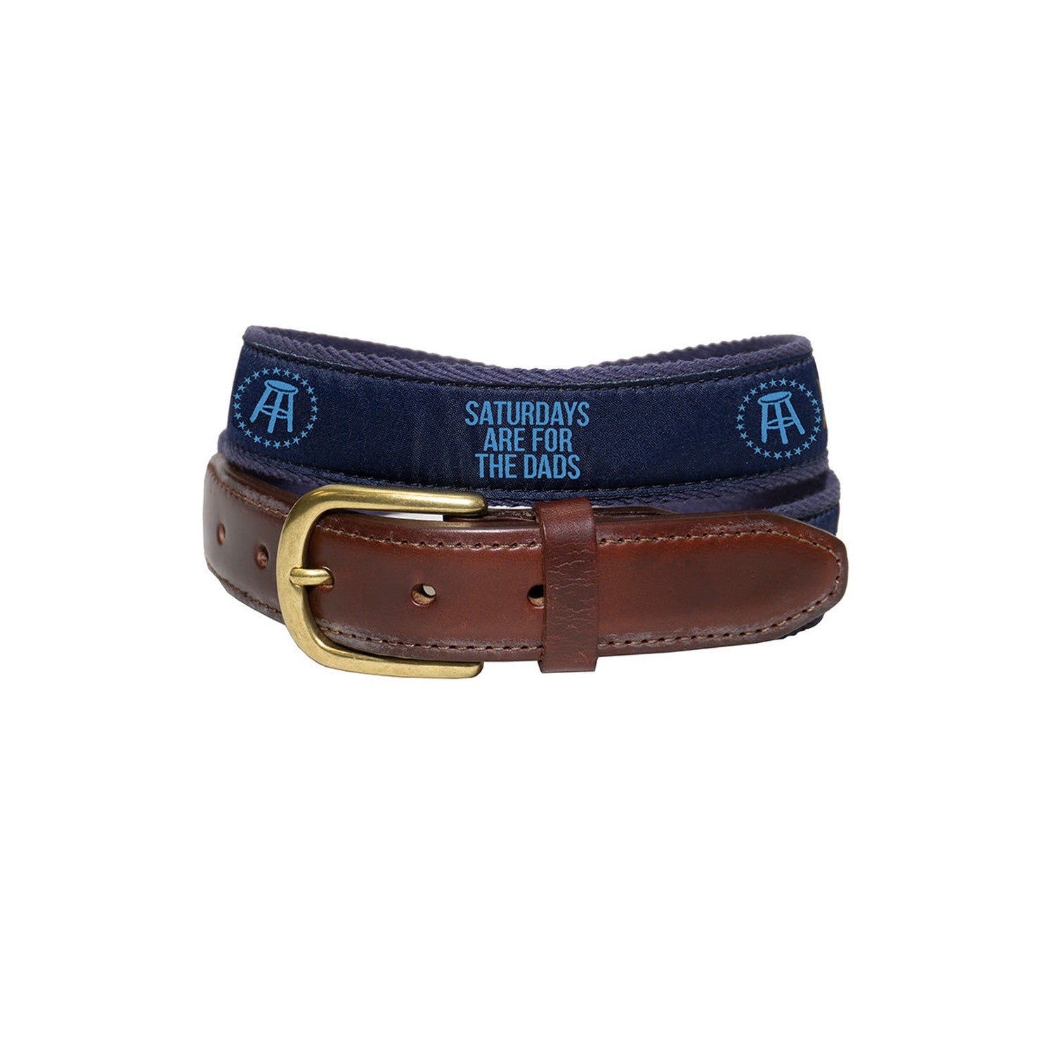 Saturdays Are For The Dads Leather Ribbon Belt