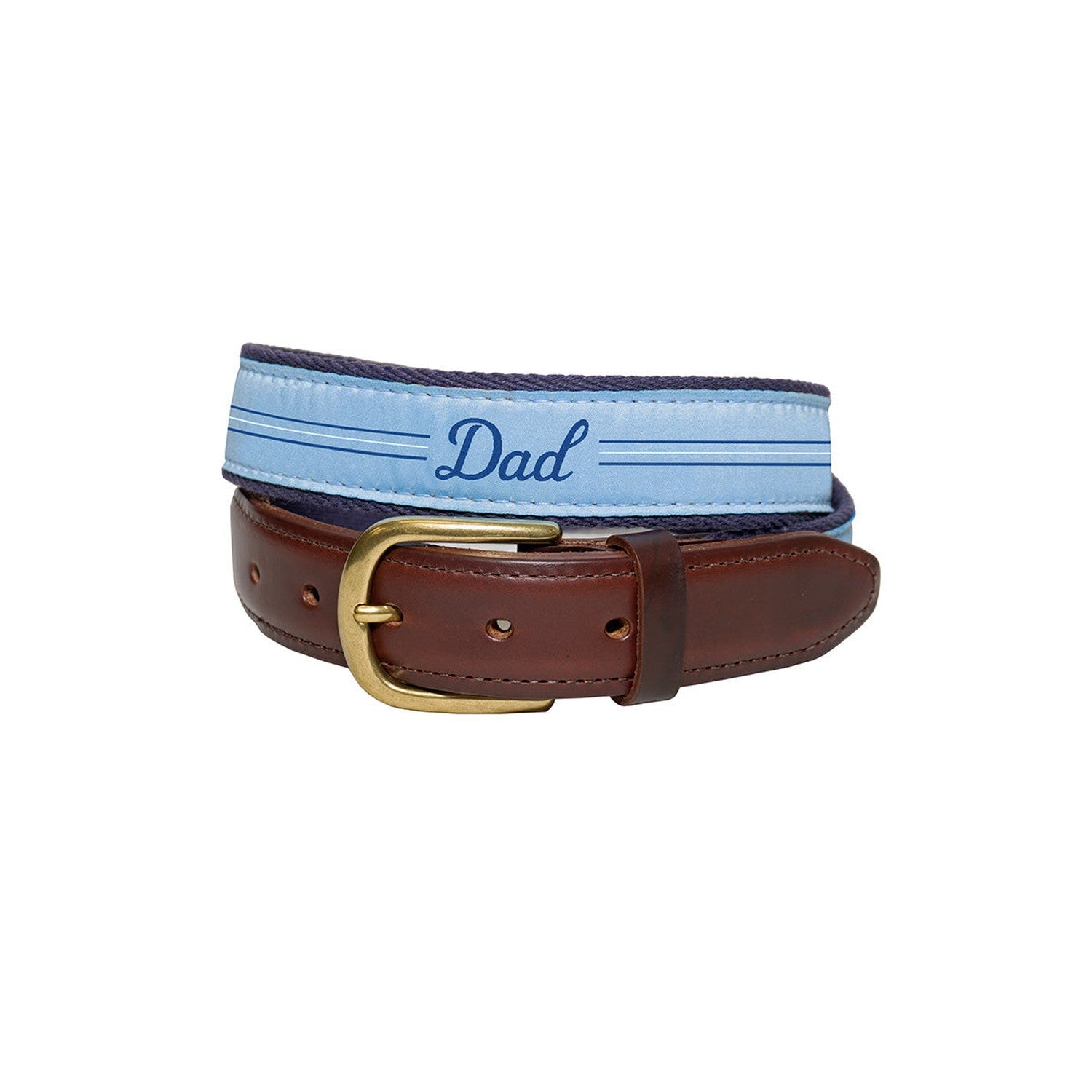 Dad Leather Ribbon Belt