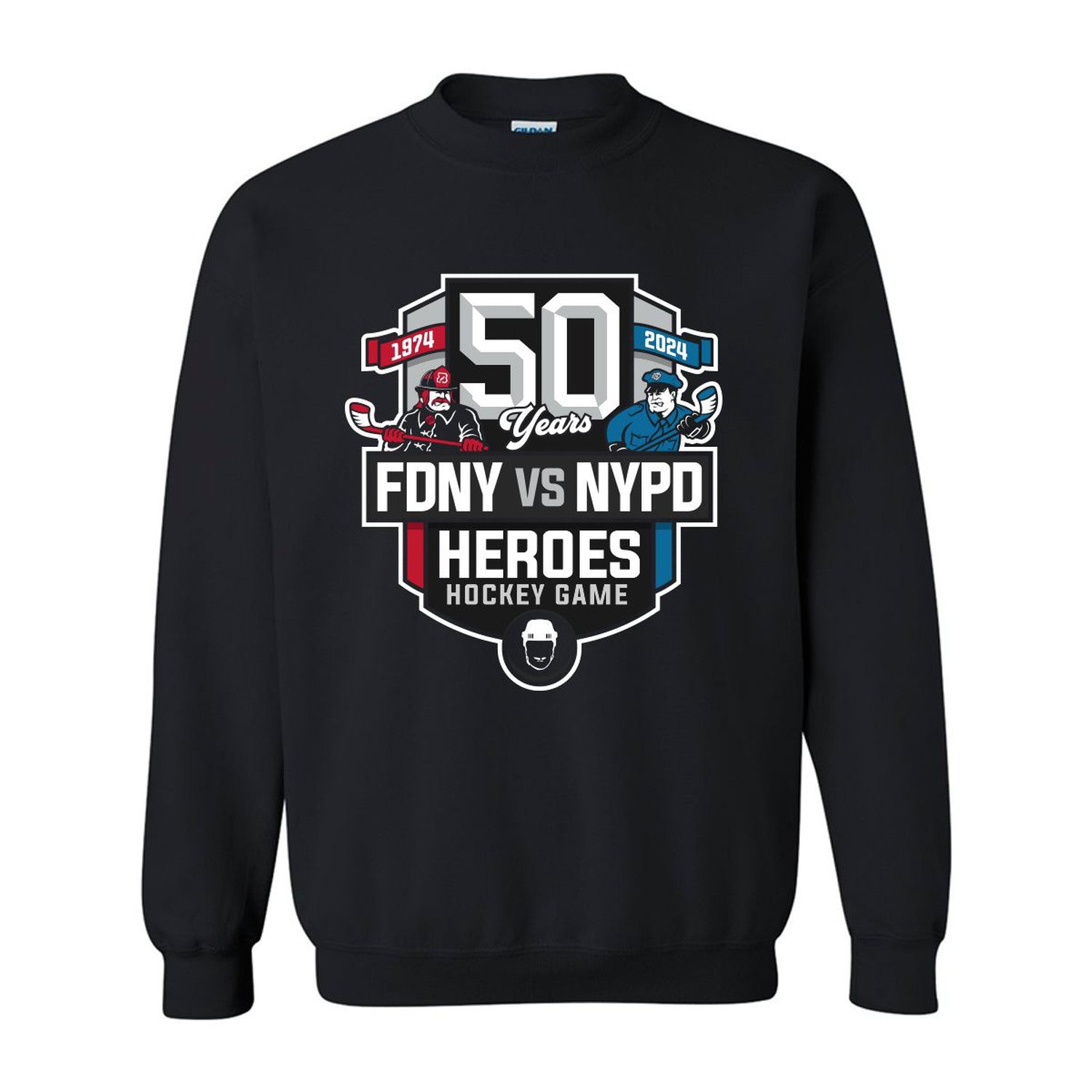 50th Heroes Hockey Game Crewneck