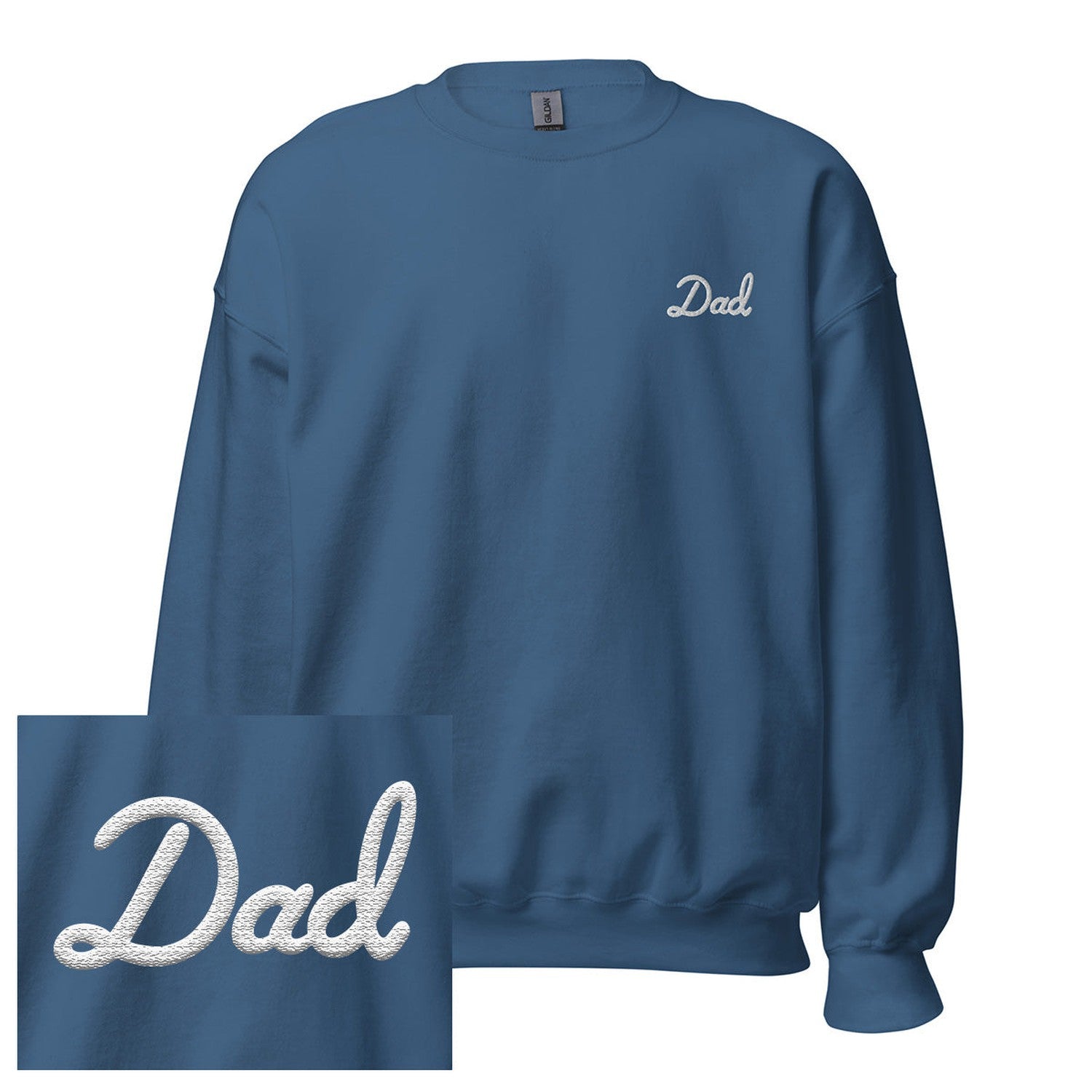 Dad Embroidered Crewneck