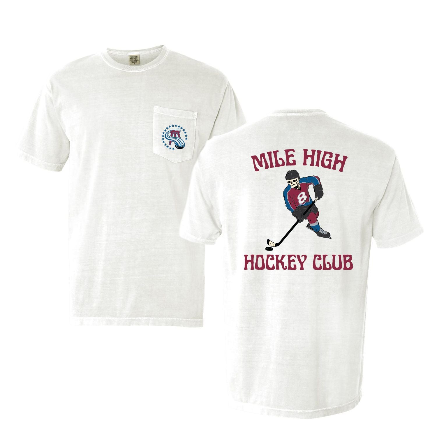 Mile High Hockey Club Pocket Tee