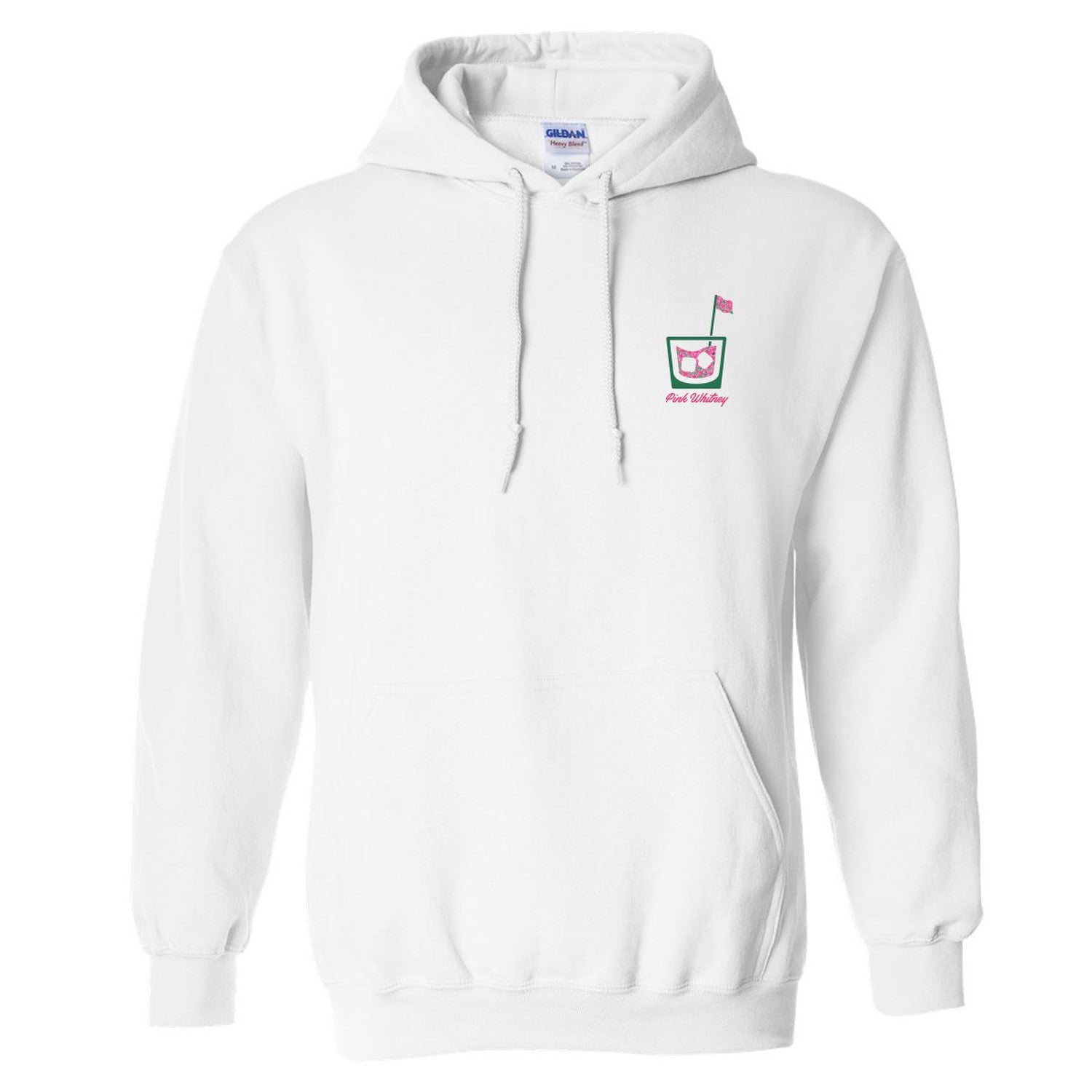 Pink Whitney Flowers Cocktail Hoodie
