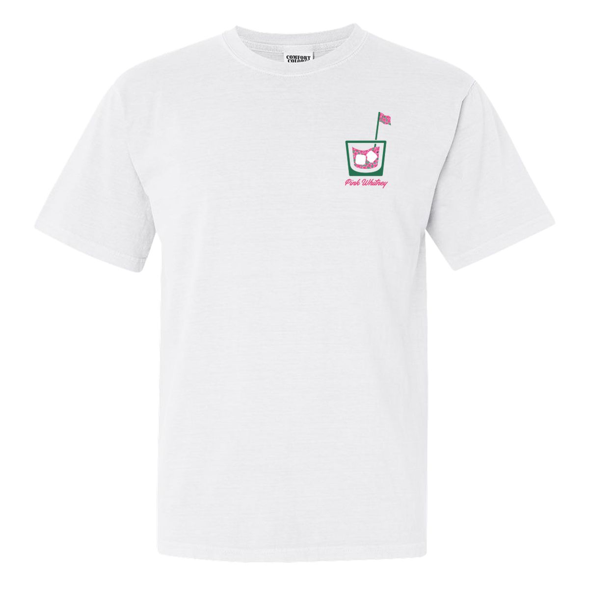Pink Whitney Flowers Cocktail Tee