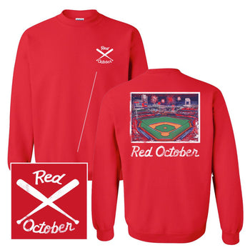 Athletics Baseball Jersey - Red - Live Fit. Apparel