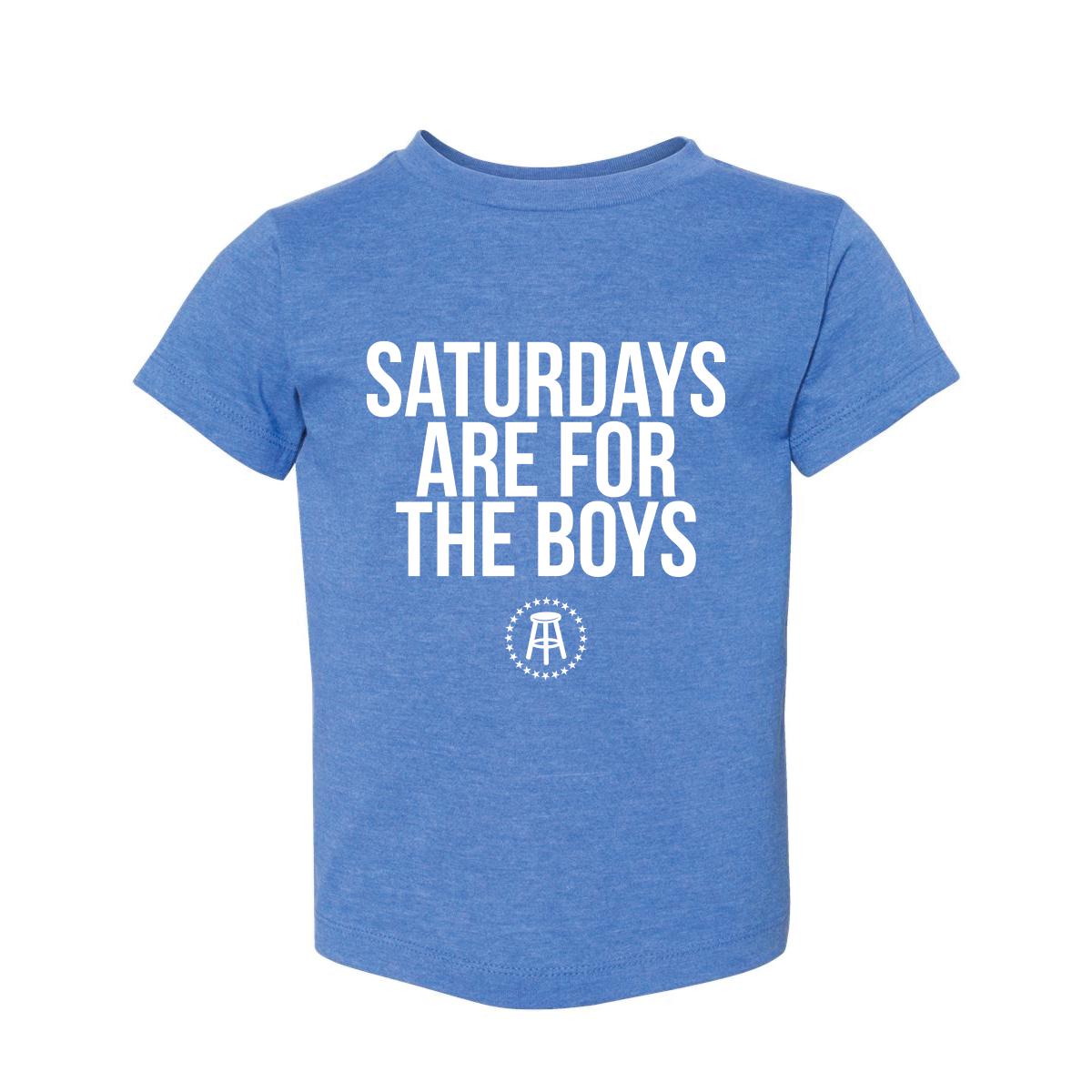 Saturdays Are For The Boys Toddler Tee