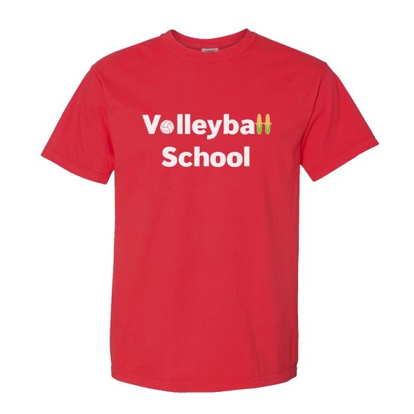 Volleyball School Tee - Sports T-Shirts, & More