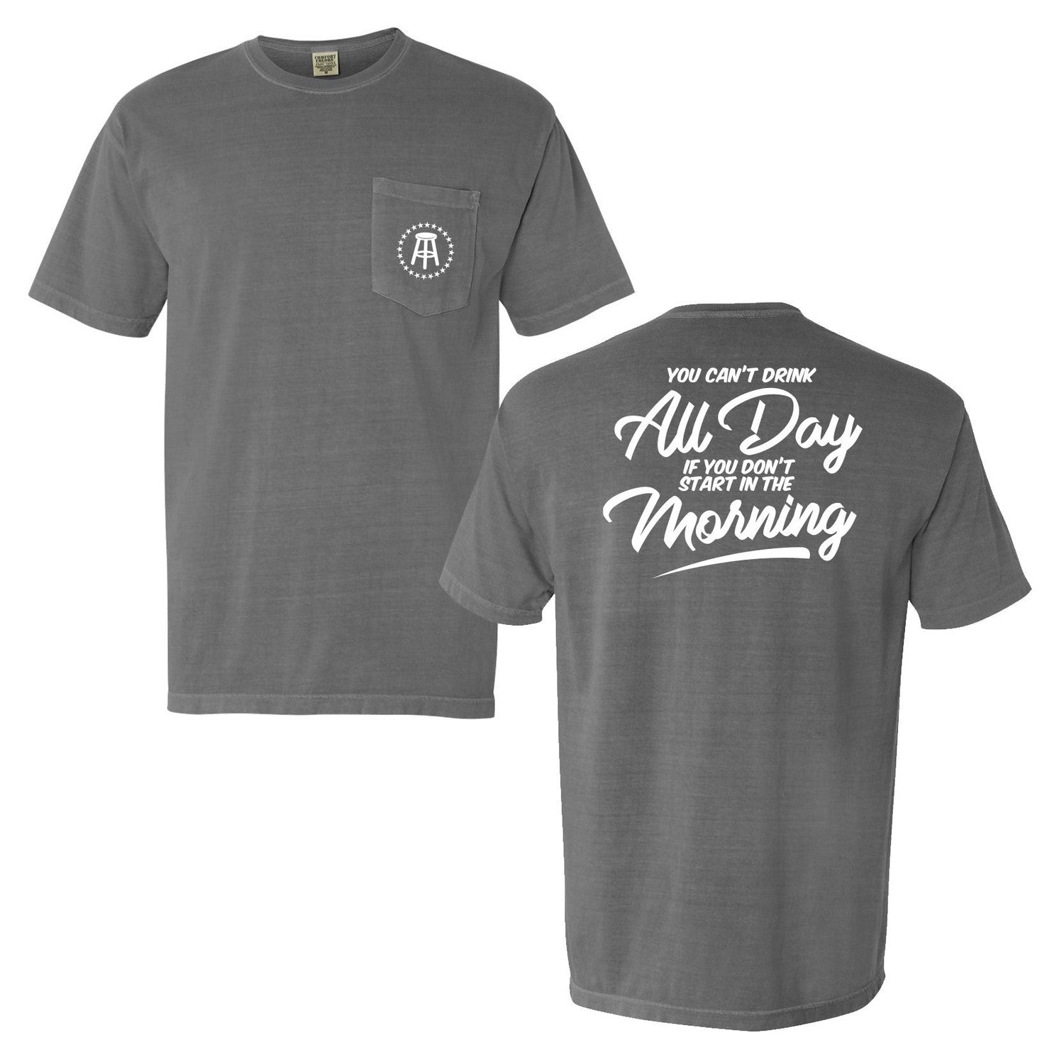 Can't Drink All Day Pocket Tee II