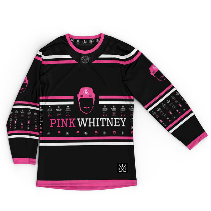 pink hockey jersey