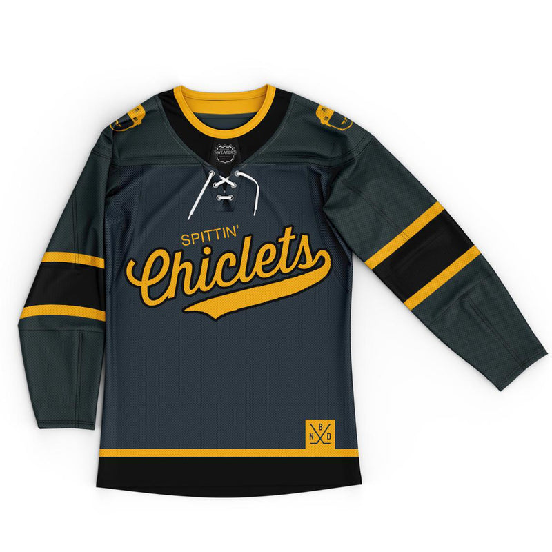 spittin chiclets hockey jersey