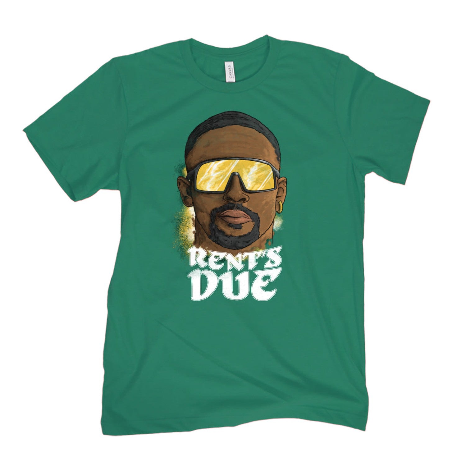 Rent's Due Tee | Barstool Sports Green