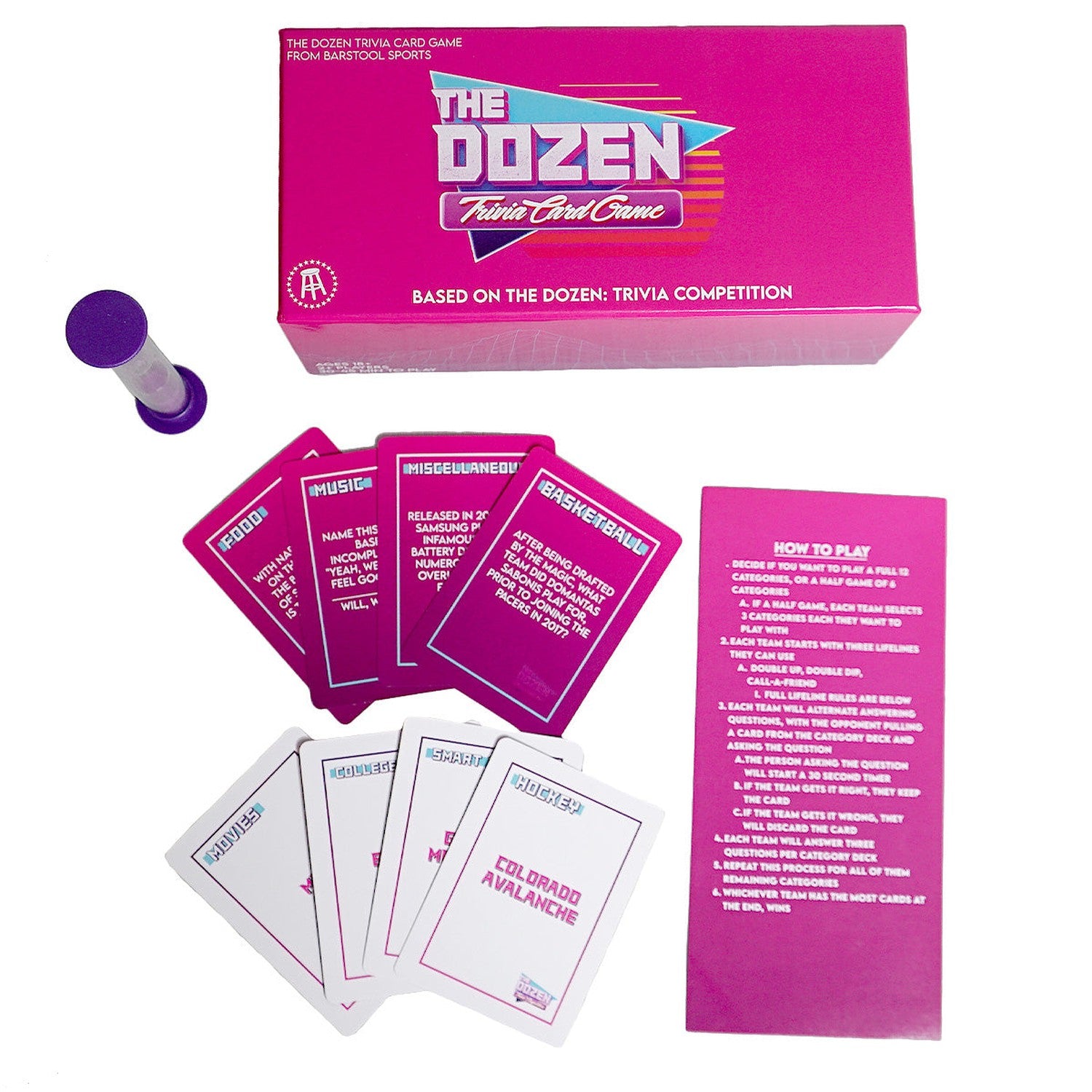 The Dozen Trivia Card Game