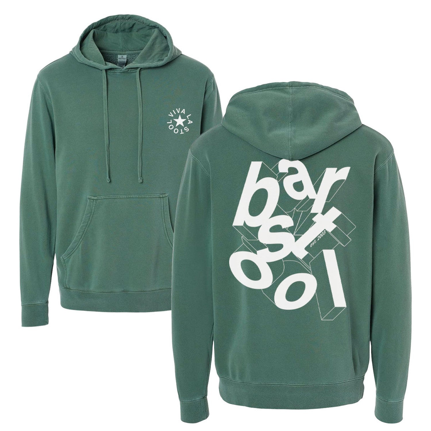 Barstool Sports 3D Graphic Hoodie (Green)