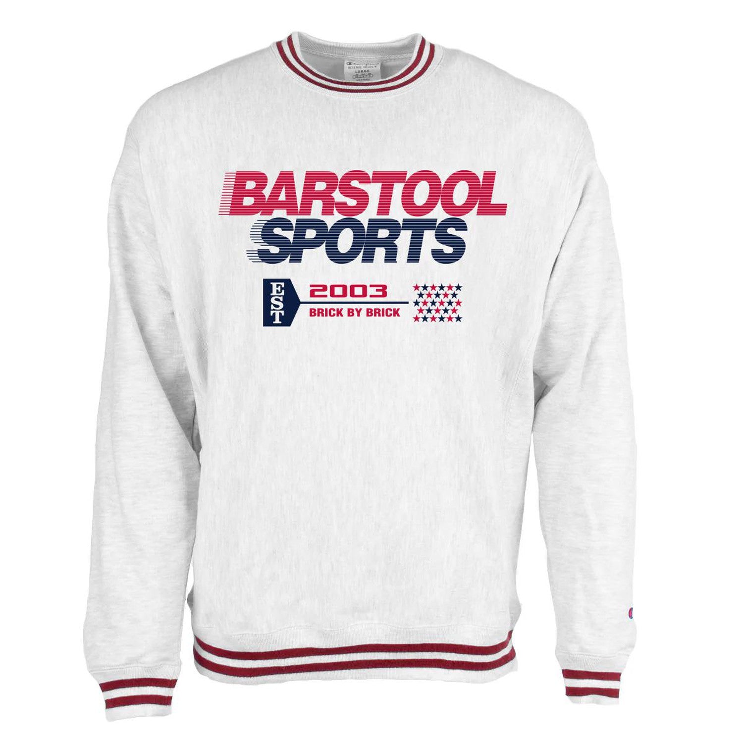 Barstool Sports 2003 Ribbed Champion Crewneck