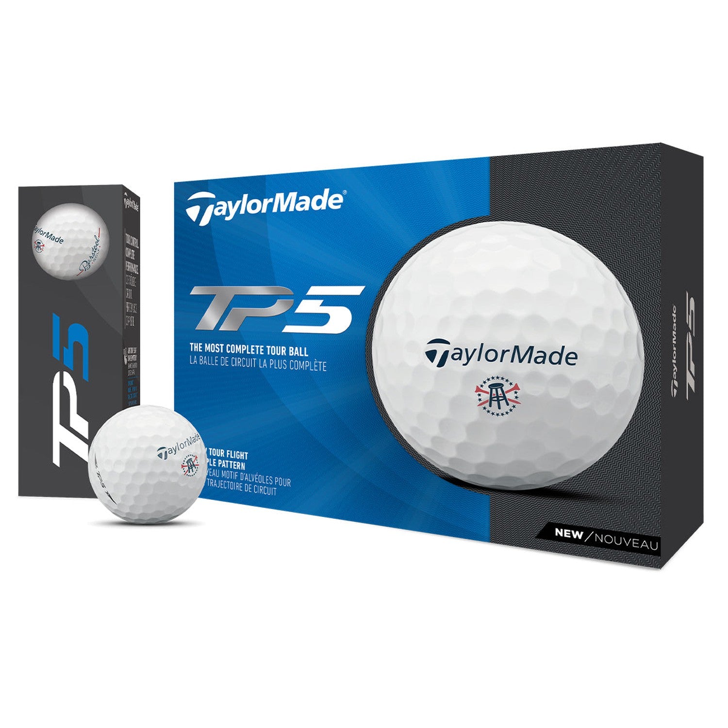 TaylorMade x Barstool Golf Crossed Tee Golf Balls (1 Dozen)
