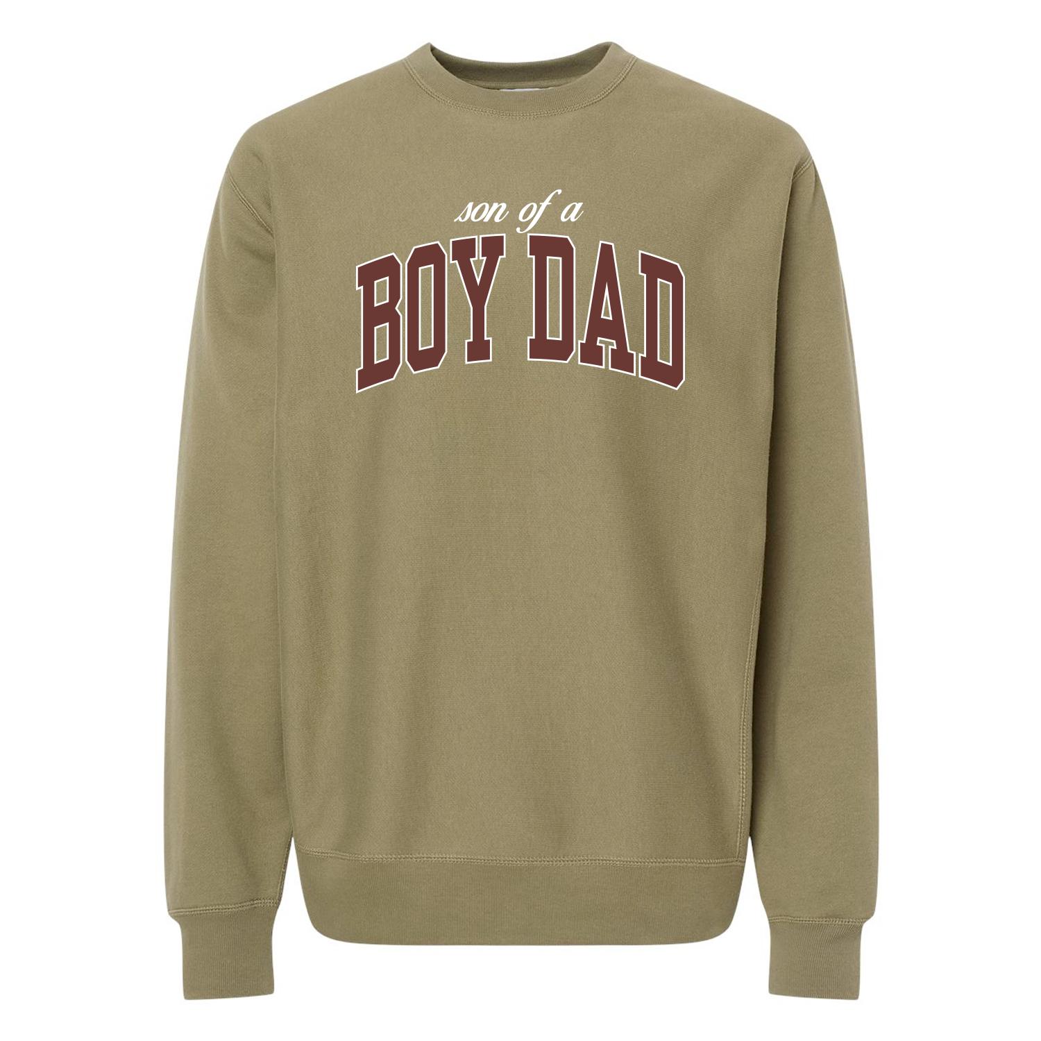 Son Of A Boy Dad Applique Crewneck