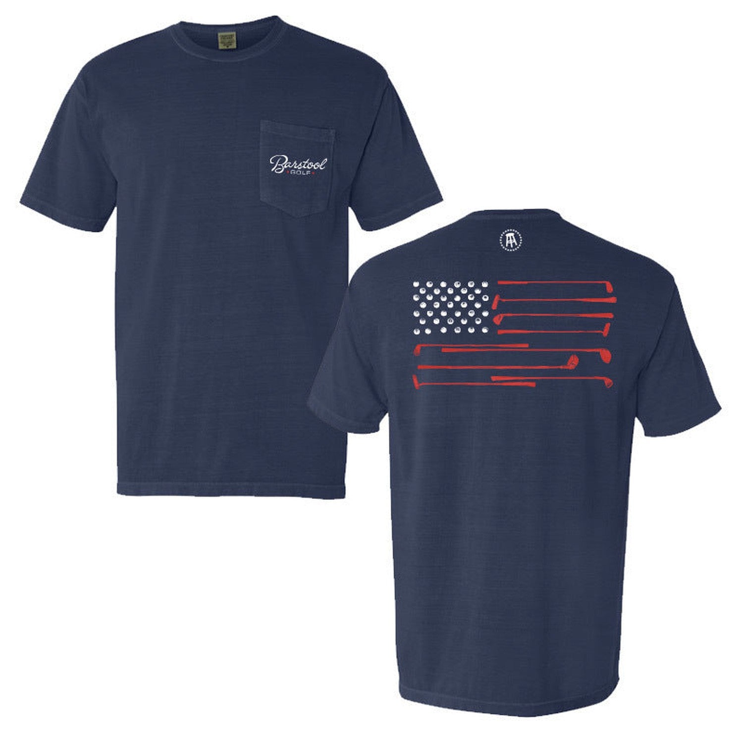 Barstool Golf Flag Pocket Tee