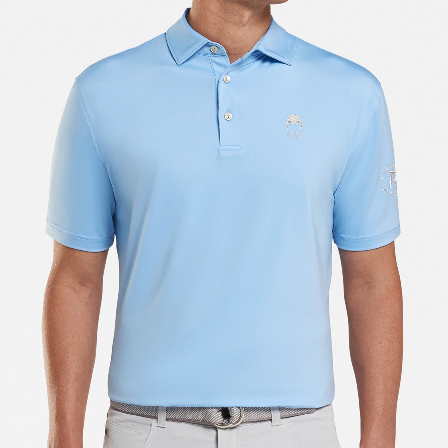 Peter Millar Solid Lisle Polo Shirt - White