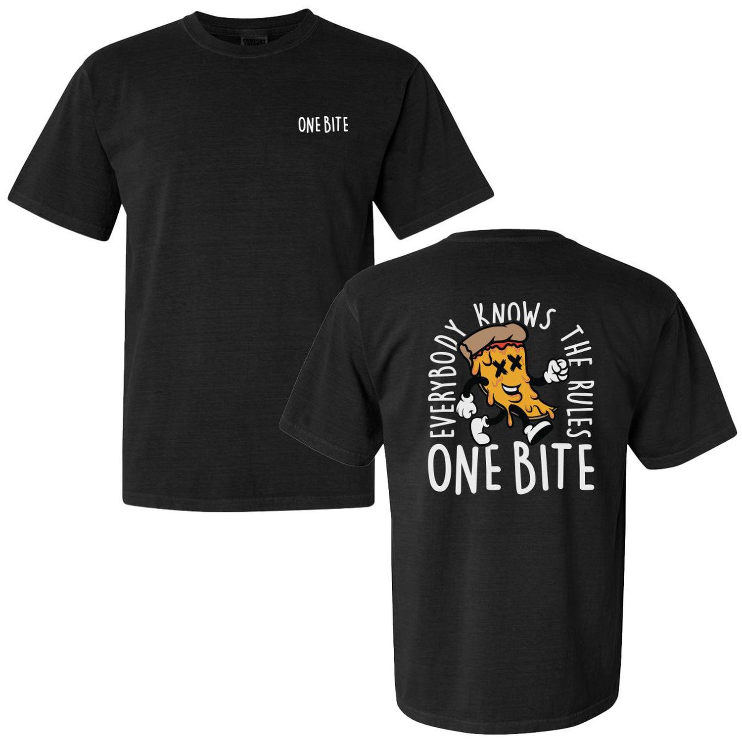 One Bite Pizza Guy Tee One Bite Apparel, Fan Gear & Merch Barstool