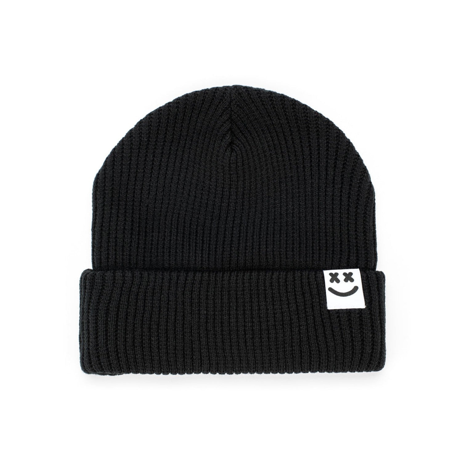 Smiley Ribbed Beanie