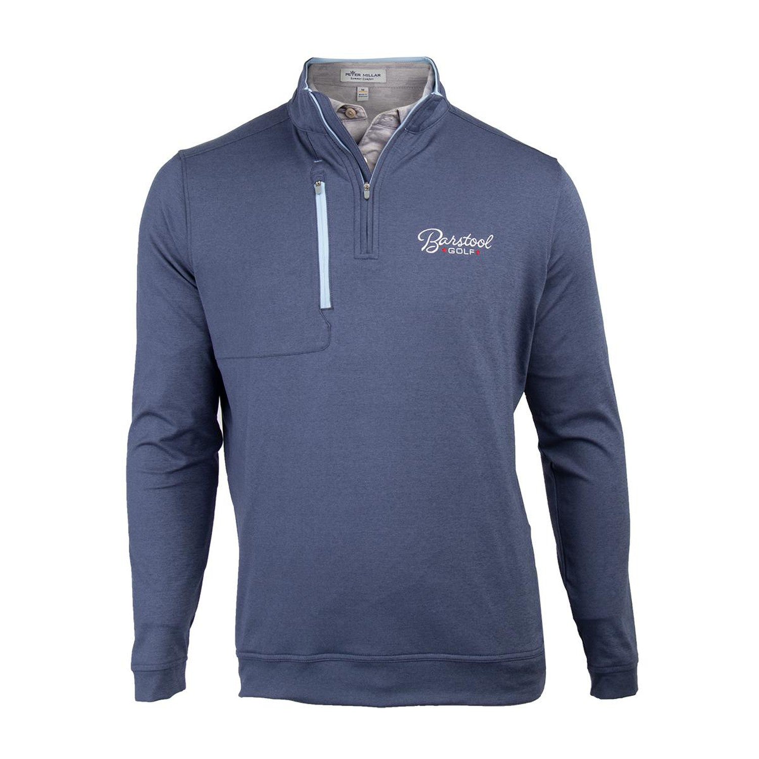 Peter Millar x Barstool Golf Bowen Performance Quarter Zip