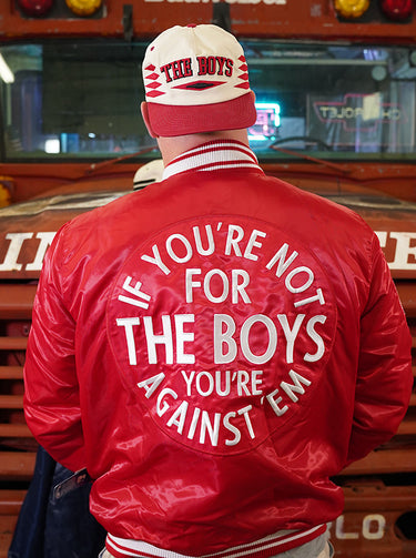 The Boys Applique Baseball Jersey | Bussin' with The Boys Cream