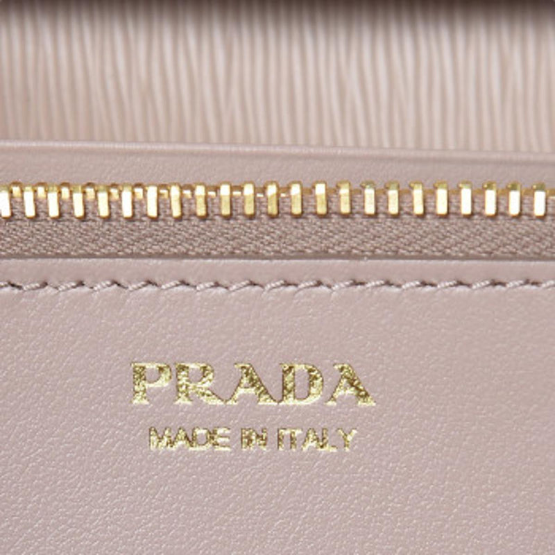 Prada Cipria Beige Vitello Move Leather Chain Wallet Crossbody 1MT290 –  xoxo, Mia