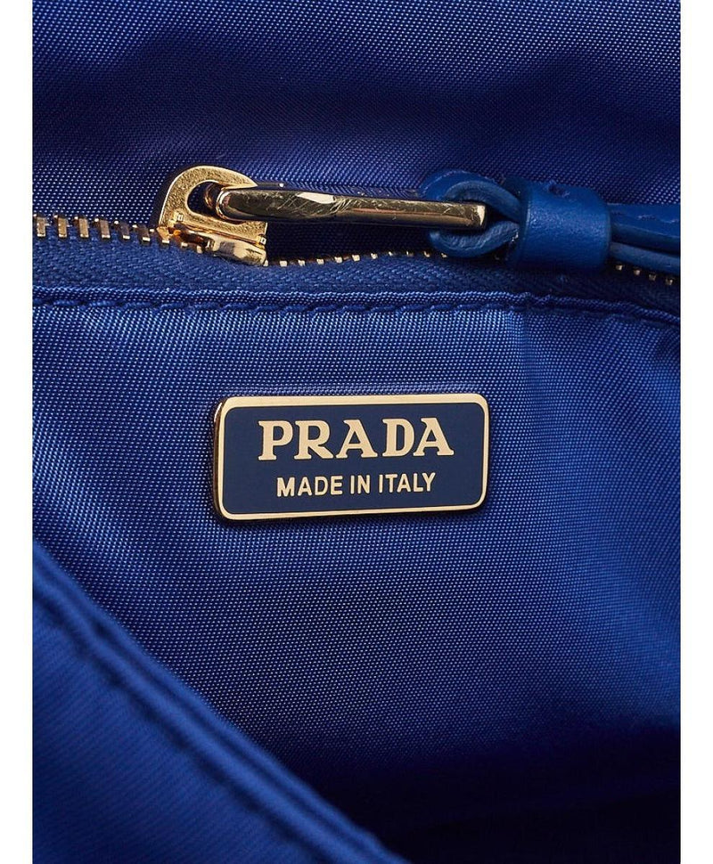 Prada Indaco Blue Tessuto Nylon Chain Flap Shoulder Bag 1BD199 – xoxo, Mia