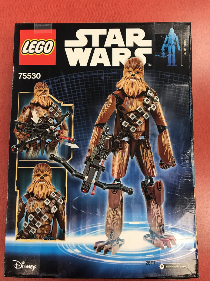 lego chewbacca buildable figure