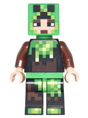 Minecraft Skin 5 Pixelated Male With Black And Silver Armor Creative Brick Builders