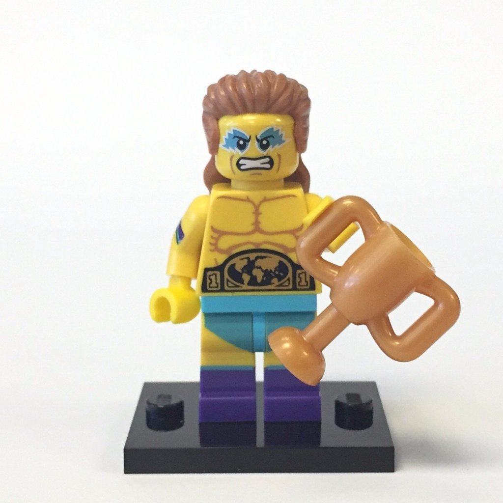 Wrestling Champion Lego Minifigures Collectible Minifigures Series 15 Creative Brick Builders