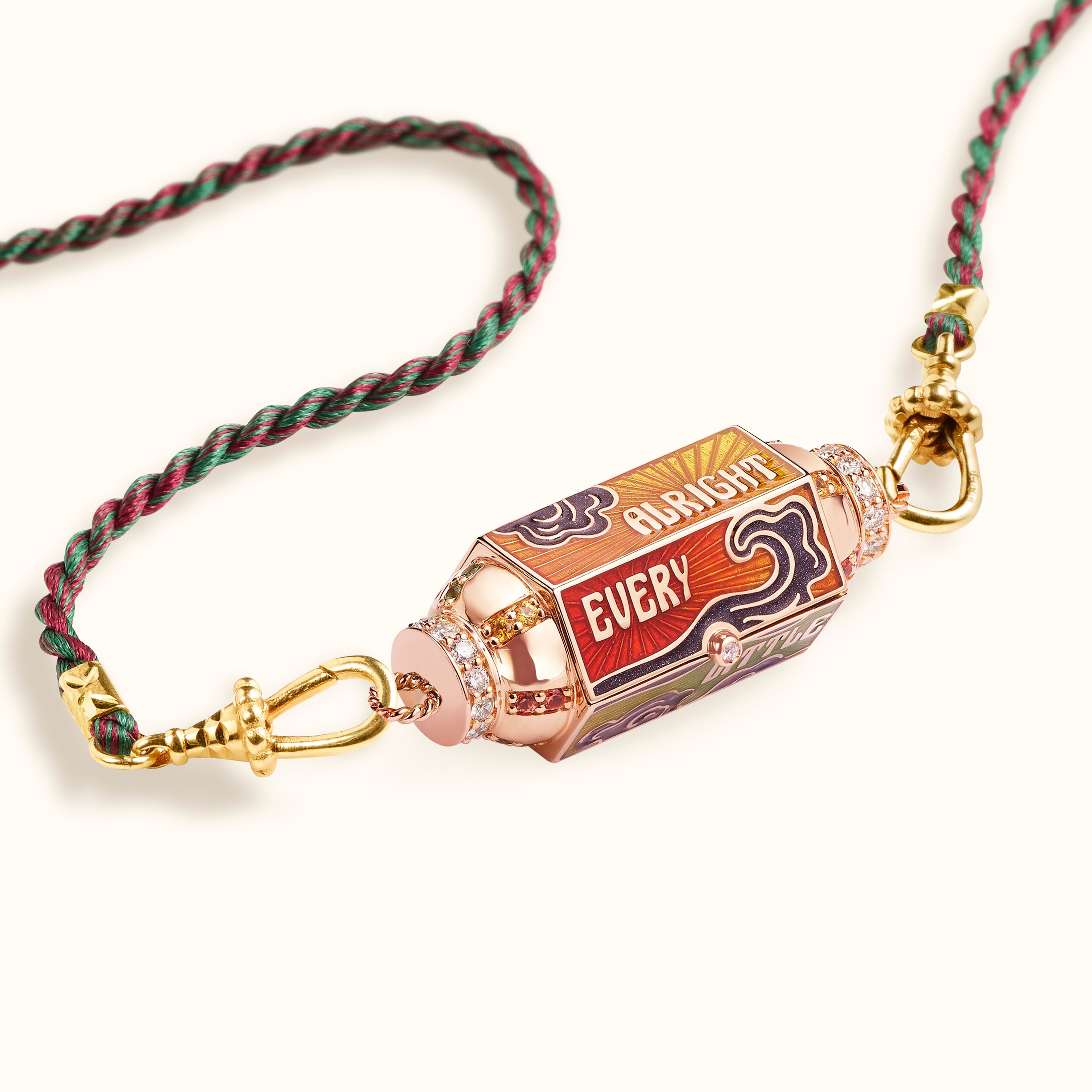 Blunt Box Locket on Silky Link - Marie Lichtenberg