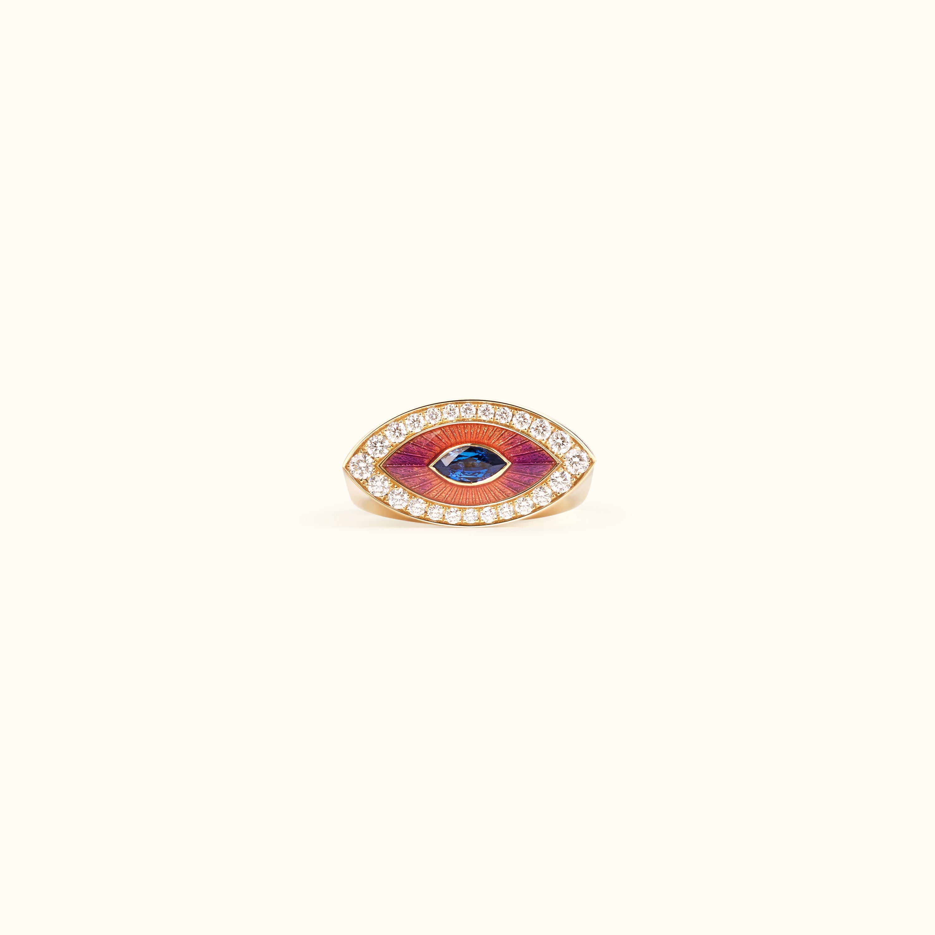Evil Eye Purple ring - Marie Lichtenberg