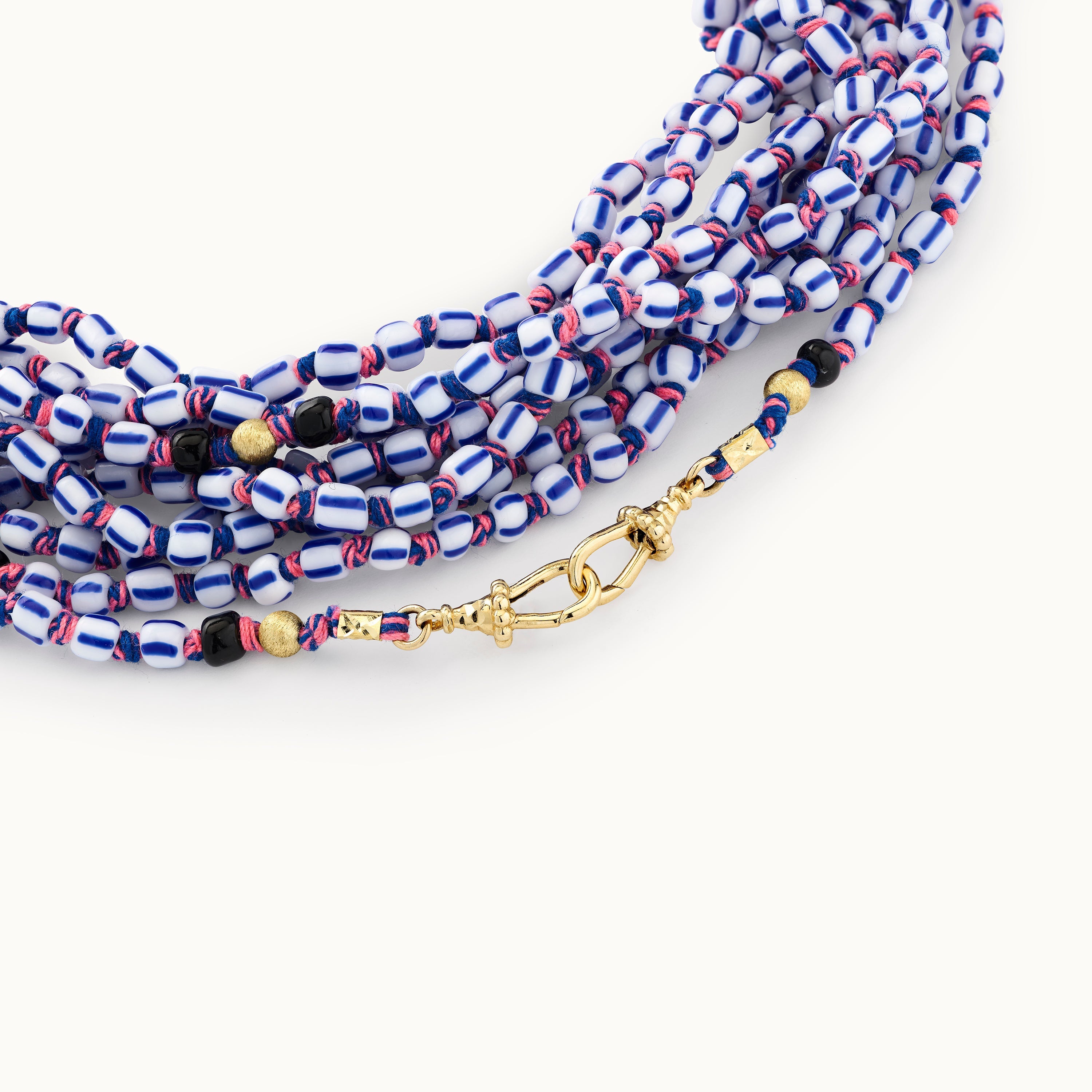 Mauli beads ghana blue 4m - Marie Lichtenberg