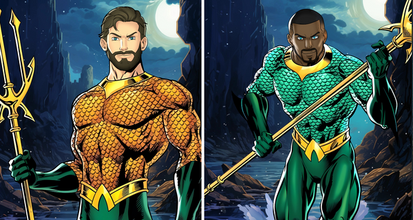 portrait personnage Aquaman