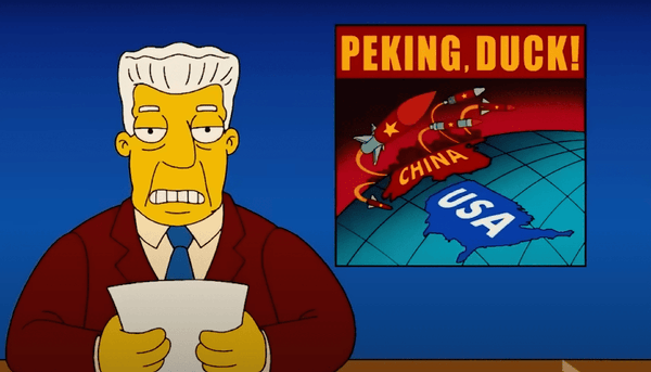Guerre contre la Chine dans les Simpson
