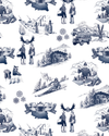 Picture of Après Ski Toile Traditional Wallpaper