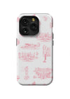 Atlanta Toile iPhone Case Phone Case Red / iPhone 15 Pro / Tough