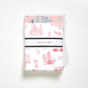 Atlanta Toile Tea Towel Set Tea Towel Red Pink