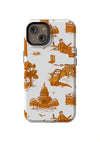 Austin Toile iPhone Case Phone Case Burnt Orange / iPhone 14 / Tough