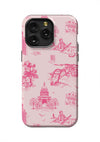 Austin Toile iPhone Case Phone Case Tough / iPhone 15 Pro Max / Light Pink Pink
