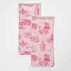 Austin Toile Tea Towel Set Tea Towel Light Pink