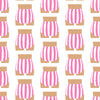 Beach Bum Traditional Wallpaper Wallpaper Pink / Double Roll