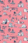 Charleston Toile Traditional Wallpaper Wallpaper