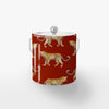 Cheetahs Ice Bucket Ice Bucket Dark Red / Silver